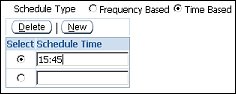 orms config tab hurdle schedule new time based