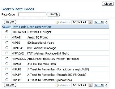 orms yield cat search rate codes