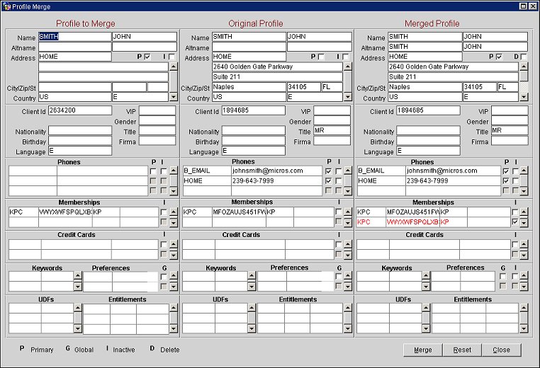 ORS Profile Merge with Alt Name