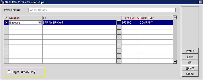 profile relationships clientID advanced N